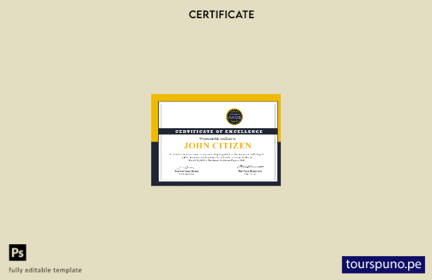 Plantilla de certificado de asistencia escolar de EE. UU. lista para imprimir